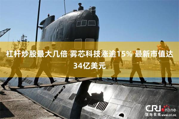 杠杆炒股最大几倍 雾芯科技涨逾15% 最新市值达34亿美元