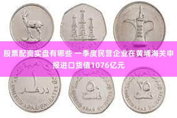 股票配资实盘有哪些 一季度民营企业在黄埔海关申报进口货值1076亿元