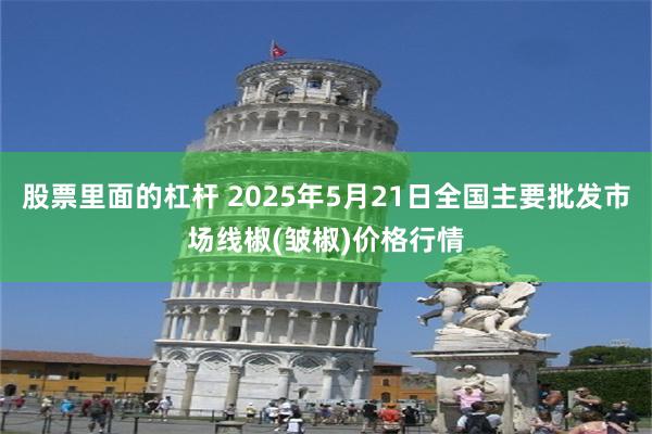 股票里面的杠杆 2025年5月21日全国主要批发市场线椒(皱椒)价格行情