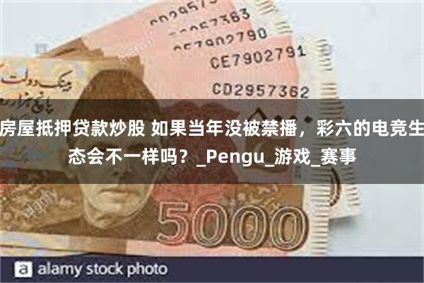 房屋抵押贷款炒股 如果当年没被禁播，彩六的电竞生态会不一样吗？_Pengu_游戏_赛事