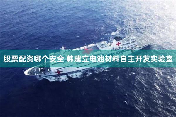 股票配资哪个安全 韩建立电池材料自主开发实验室